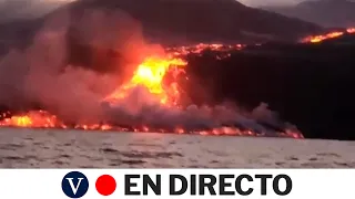 DIRECTO: La lava del volcán de La Palma llega al mar tras 10 días de erupción