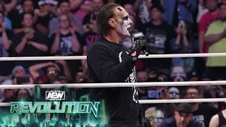 EXCLUSIVE! After AEW Revolution went off the air, Sting shared some final words