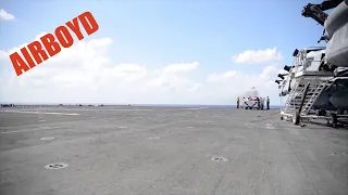 AV-8B Harrier Launch USS Wasp (LHD-1)