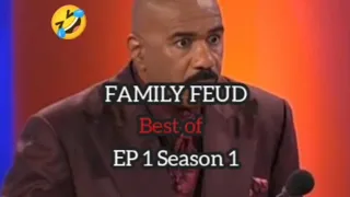 Best of Funny Moments on Family Feud with Steve Harvey | Season 1 Episode 1