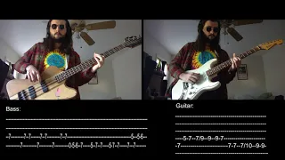 Anti Matter - MF DOOM Guitar and Bass Cover with Tabs