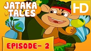 Jataka Tales | Clever Monkey And Crocodile | Short Stories For Kids | Kahaniyaan