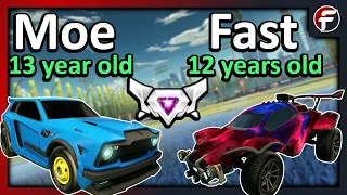 Moe (13 yrs old) vs Fast (12 yrs old) | Top 100 Rocket League 1v1 Showmatch