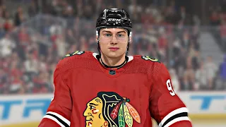 Connor Bedard Career Simulation In NHL 24