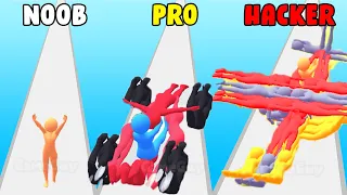 NOOB VS PRO VS HACKER VS GOD in Human Vehicle - Walkthrough game | GameGuy