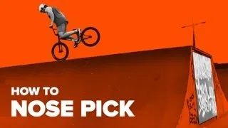 Как сделать ноуз пик на BMX (How to nose pick BMX)