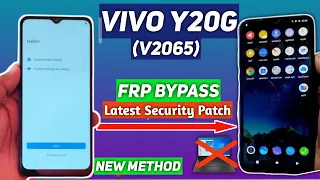 VIVO Y20G (V2065) FRP Bypass | Reset Google Account Lock Android 11,12 Without PC VIVO FRP Bypass