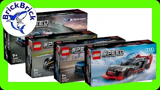 Lego Speed Champions Compilation Spring 2024 - Speed Build Review