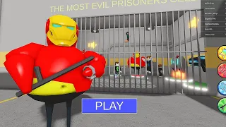 IRON MAN PRISON RUN OBBY [FIRST PERSON!] Roblox Full Gameplay Walkthrough No Death Speedrun