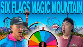 MYSTERY WHEEL Controls Our Day At SIX FLAGS MAGIC MOUNTAIN!