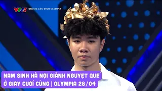 Nam sinh Hà Nội giành vòng nguyệt quế ở giây cuối cùng | Đường lên đỉnh Olympia 28/04/2024