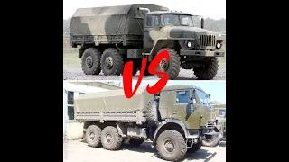 КамАЗ против Урала. Кто кого перетянет??? / KamAZ versus the Urals. Who will drag whom over???
