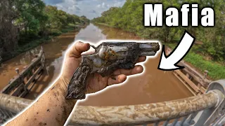 We Found An Old Mafia Dumpsite Magnet Fishing - Manet Fishing Gone Crazy (6 Guns, Knifes And More)