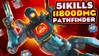 ЗР-143! 51 KILLS & 11800 DAMAGE ON PATHFINDER.EXE, FOR 2 GAMES патфайндер гайд апекс легенд реликвия