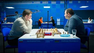 GOOD ATTACK!! Shakhriyar Mamedyarov vs Jan-Krzysztof Duda || Tata Steel Masters 2022 - R4