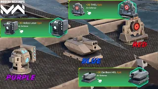 All Batttle Pass Lasers Air Defense Comparison | Helios Vs Hel Vs THEL | Modern Warships