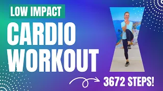 30 minute Low Impact Cardio Walk at Home Workout | No squats, no jumping, no floor