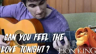 THE LION KING: Can You Feel The Love Tonight? - Fingerstyle Guitar (Marcos Kaiser)