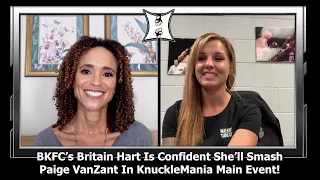 BKFC’s Britain Hart Is Confident She’ll Smash Paige VanZant In KnuckleMania Main Event!