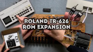 How To Expand A Roland TR-626 With The HKA Design ROM Expansion!