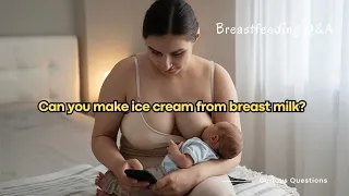"Can you make ice cream 🍨 from breast milk? | Breastfeeding Q&A"