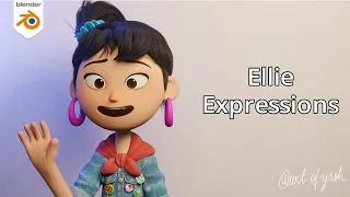 Ellie Expressions | Blender Studio | Character Animation