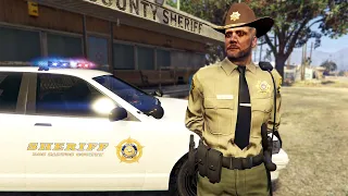 إلعب قراند 5 كأنك شرطي القرية | GTA V Play as The Sheriff