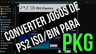 COMO CONVERTER JOGOS DE PS2 ISO/BIN PARA PKG - PS3 (2021) - PARK INFORMÁTICA