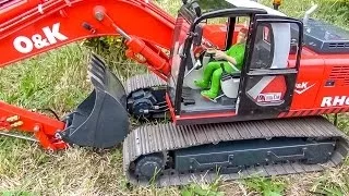 BIG RC Excavator Action! Caterpillar, Liebherr & Co working hard!