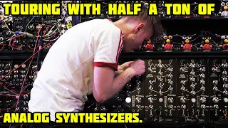 Taking half a ton of DIY synths on tour was scary..