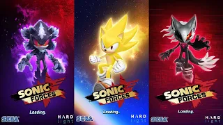 Sonic Forces - Mephiles the Dark vs Super Sonic vs Infinite - All 67 Characters Unlocked Gameplay