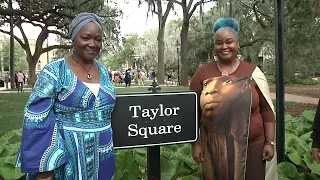 Leaders of Change "forged" forward toward the celebration of Susie King Taylor Square