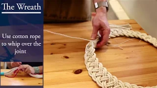 Nautical Wreath 4 Strand Sennit Braiding Tutorial