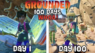 I Spent 100 Days in Grounded (WHOA Edition)