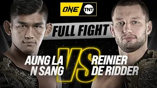 Aung La N Sang vs. Reinier De Ridder II | ONE Championship Full Fight