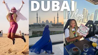 Dubai Travel Vlog | Desert Safari | Dinner In The Sky | Miracle Garden