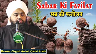 Sabar Ki Fazilat | Sayyed Aminul Qadri Sahab | Islah e Aamaal