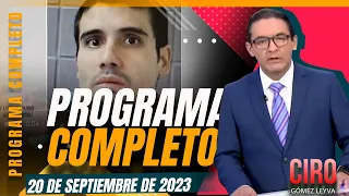 Imagen de Ovidio Guzmán con traje de preso | Ciro Gómez Leyva | Programa Completo 20/septiembre/2023