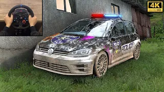 Restore - Police Volkswagen Golf R + Chase | Forza Horizon 5 | Logitech g29 gameplay