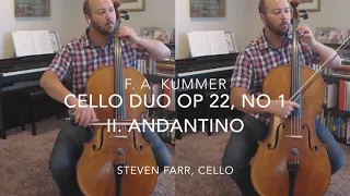 Kummer Cello Duet Op. 22, No. 1, Mvt 2