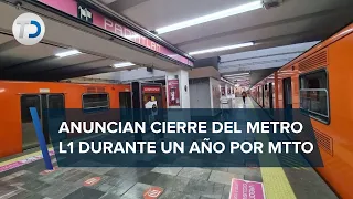 ¡Enchulan la máquina! Anuncian mantenimiento mayor a Línea 1 del Metro; cerrarán 12 estaciones