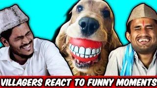 Villagers React To Funny Moments Of The Year Compilation ! Tribal People React To Funny Moments