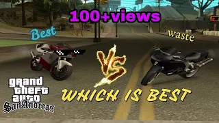 GTA SAN ANDREAS | NRG 500 VS FCR 900 | WHICH IS FASTEST BIKE?