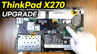 Lenovo ThinkPad X270 Upgrade RAM, SSD, Battery (How to, Disassembly)