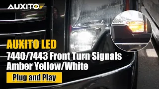 AUXITO LED 7443 Switchback White/Amber Turn Signal Lights| Easy DIY Replacement