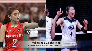 Women's Volleyball  🇵🇭 VS 🇹🇭 Thailand |  Semi Finals 13/5/23  | SEA Games 2023 Cambodia | Re-watch