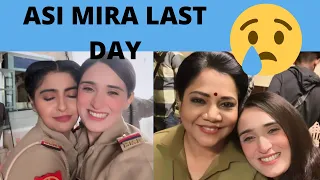 ASI Mira last day😭😭? l madam sir l Karishma Singh l Haseena Malik l Santosh Sharma l