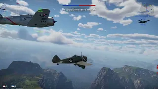 WW2 horrific mid air collision (colored)