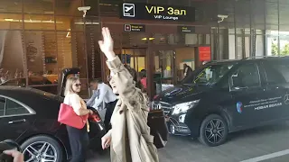 Natalia Oreiro - Departure from Sochi, Russia - 26.8.2019