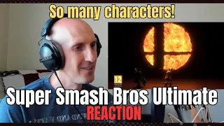 Reacting to every Smash Bros. Ultimate trailer I could find!